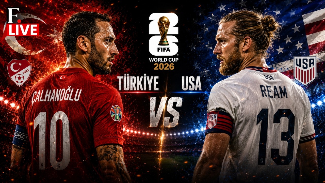 🔴Turkey vs USA | FIFA World Cup 2026 |  Hakan Calhanoglu vs Tim Ream |  Group D Clash
