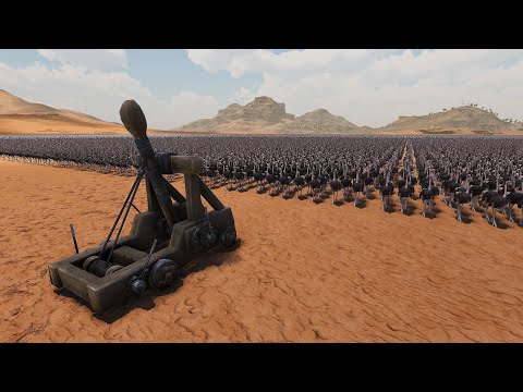 SUPER CATAPULT vs 100,000 OSTRICH - Ultimate Epic Battle Simulator 2 | UEBS 2