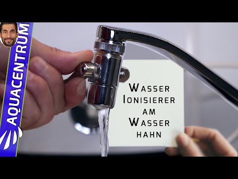 Anschluß von Wasserfilter Ionisierer Osmose mit Umschaltventil am Wasserhahn