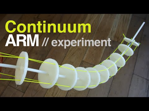Snake Arm / Elephant’s Trunk experiment