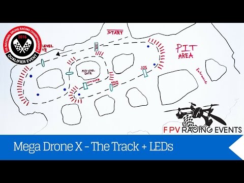 TBS Mega Drone X - Update 6 - The Track and LED