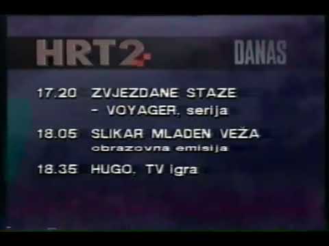 1080p60 HRT 1, (1995.-1998.) - najava programa, pregled programa, početak Vijesti