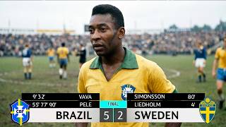 EVEN AT 17 YEARS OLD, PELÉ SHOWED THE WORLD WHO IS THE KING IN THIS LEGENDARY MATCH