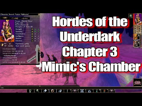 Neverwinter Nights Enhanced Edition Hordes of the Underdark Chapter 3 Mimic's Chamber