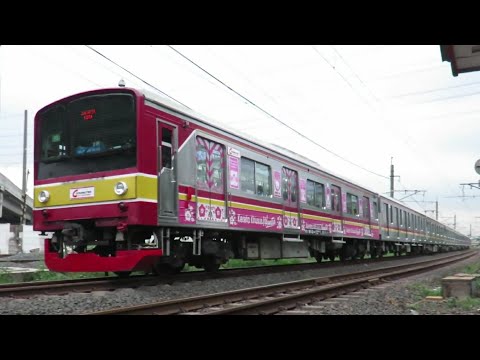 koleksi KRL Commuter line rangkaian terpendek, 8 kereta (sf8) l ジャカルタ最短電車8両