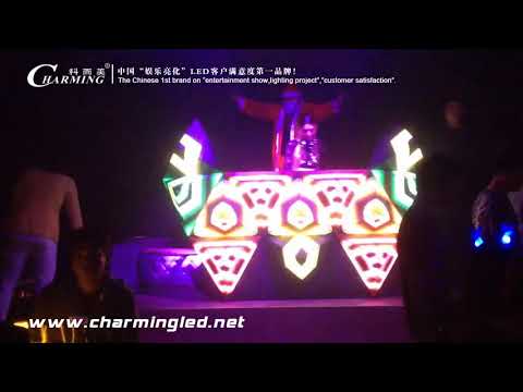 Led DJ Booth, display project in Qinzhou Wuyuetian Bar, by CHARMING LED