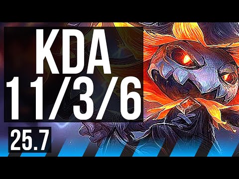 VEIGAR vs SYNDRA (MID) | 1200+ games, 11/3/6 | EUW Master | 25.7
