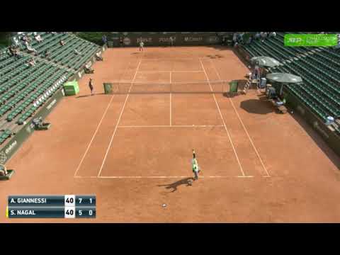 Sumit Nagal vs Alessandro Giannessi - ATP Poznan Challenger R2 Highlights