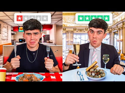 I tried 1 Star vs 5 Star Restaurants