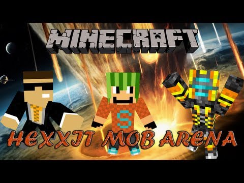 SimonHDS90 - Minecraft "HELL MOBS FIGHTING US" Hexxit Mob Arena w/ Bodil40 and Ghost
