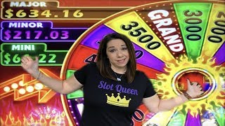 Slot Queen spins the BIG WHEEL 🎡🎰 BONUS IN THE BONUS ⁉️