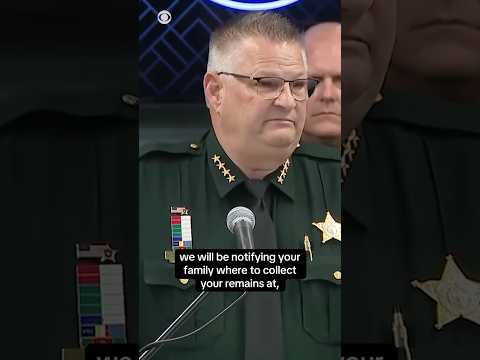 Florida sheriff tells protesters, "We will kill you, graveyard dead" if they use weapons #shorts