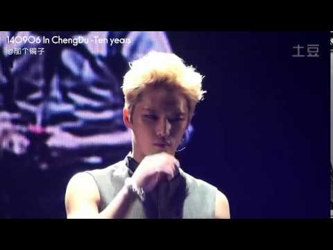 140906 JYJ CONCERT IN CHENGDU (Jaejoong focus) - 10 Years (by ROCKJJ)