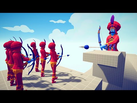 FREEZE & BALLOON - 3x ICE ARCHER + 6x BALLOON ARCHER | TABS - Totally Accurate Battle Simulator