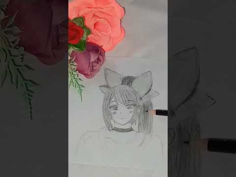 Anime Sketch ✍🏻✏️#anime #art #artistic #sketch #sketching #music #mantra