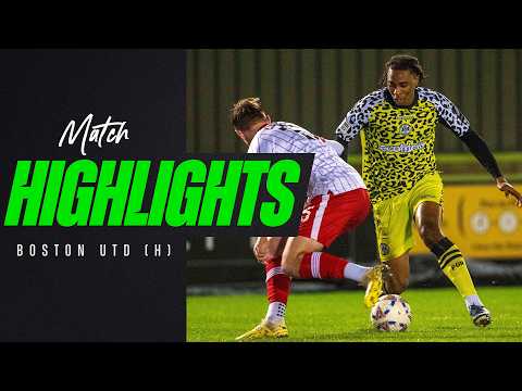 Match Highlights | Forest Green 2-3 Boston United