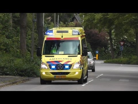 A1 (Nieuwe Ambulance) 13196 Sluispolderweg/Noorder IJ- en Zeedijk Zaandam