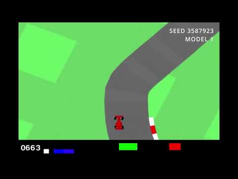 CNN car control - demo video