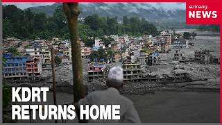 South Korea's second relief team leaves Nepal as nine Korean workers remain missing after floods