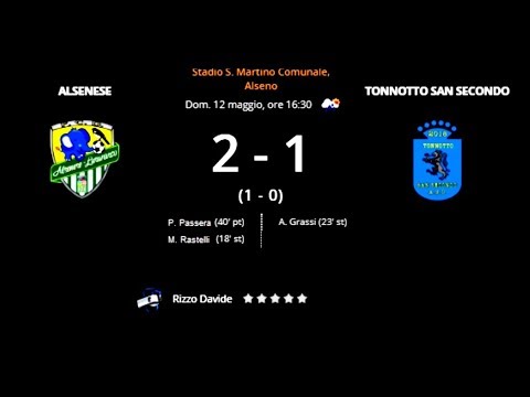ALSENESE VS TONNOTTO SAN SECONDO  2 - 1