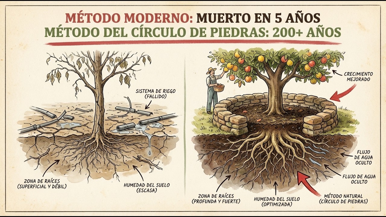 60 años, cero riego. El único método romano que lo cambia todo