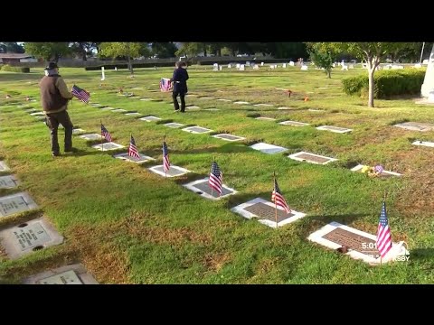American Legion places 1,300+ flags on veteran gravesites at SLO cemeteries