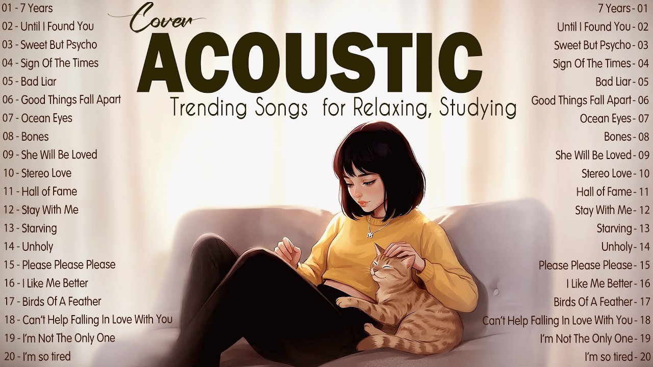 Trending Acoustic Songs 2026 with Lyrics 🔥 Top Viral Music for Relaxing, Studying & Feeling Good