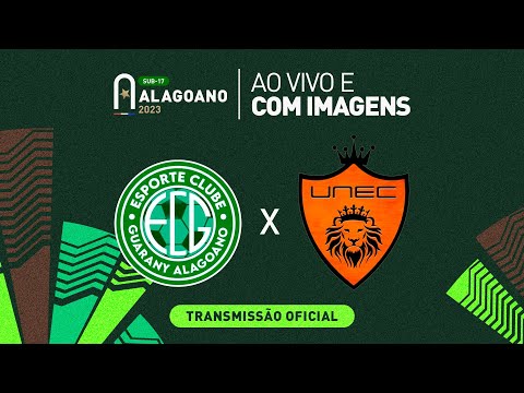 Guarany Alagoano x UNEC - 1ª FASE - ALAGOANO SUB 17