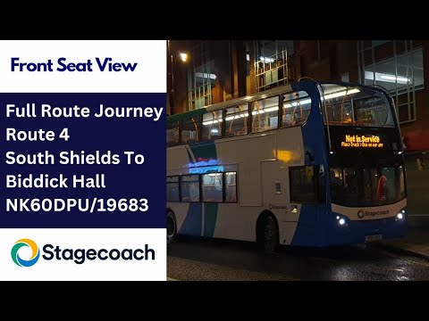 Full Route Journey | Stagecoach NE Bus Route 4 - South Shields To Biddick Hall | NK60DPU/19683