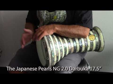 AMAZING DARBUKA New Generation 2.0 The White Stripes Darbuka
