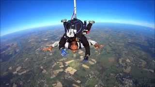 Saut en Parachute en tandem