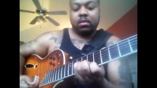 Bj The Chicago Kid- &quot;Turning Me Up&quot; guitar cover