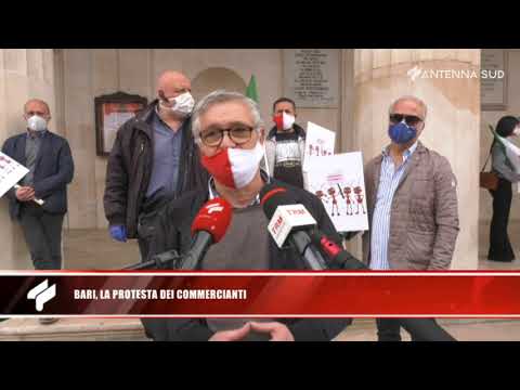 11 maggio 2020 - Bari, la protesta dei commercianti