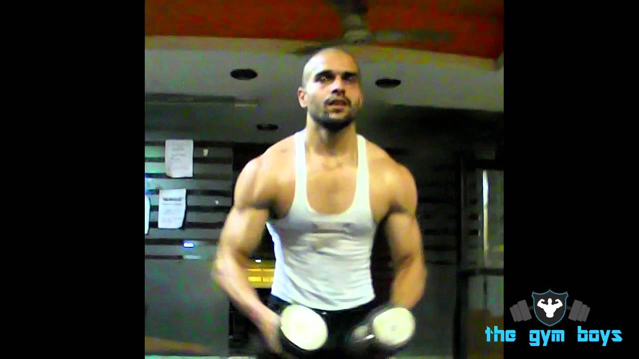 Dumbbell Bent Elbow Side Lateral Raise(power partials)