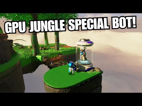 HOW TO SAVE the SPECIAL BOT in GPU JUNGLE! HUNTED DOWN TROPHY ACHIEVEMENT! Astro's Playroom