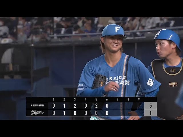 【6回裏】プロ初勝利へ!! ファイターズ・田中瑛斗 6回1失点の好投!! 2022年7月7日 千葉ロッテマリーンズ 対 北海道日本ハムファイターズ