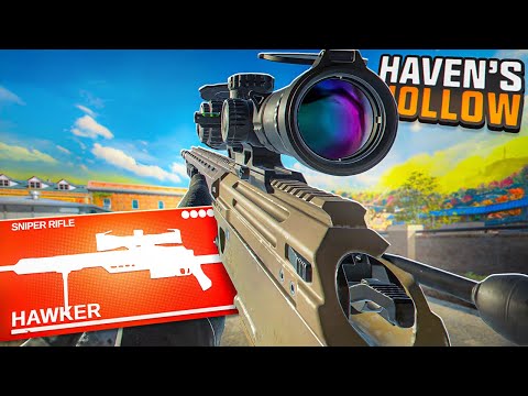 this MAX LEVEL HAWKER SNIPER CLASS SETUP is INSANE on REBIRTH ISLAND WARZONE!