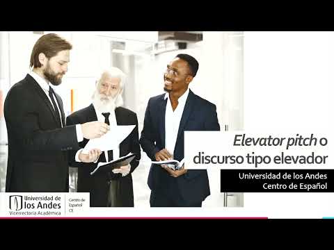 Elevator pitch o discurso tipo elevador
