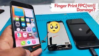 How to Repair Touch Id or Finger Print Sensor in IPhone📱without Folder Replacement !