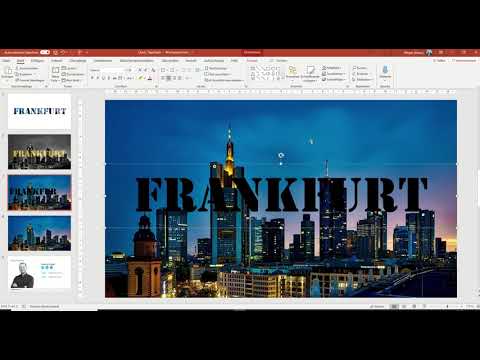 Mit diesem Trick Texte mit Bildmotiven in PowerPoint füllen