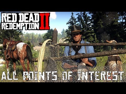 Red Dead Redemption 2 - All Points of Interest - Easter Eggs Location