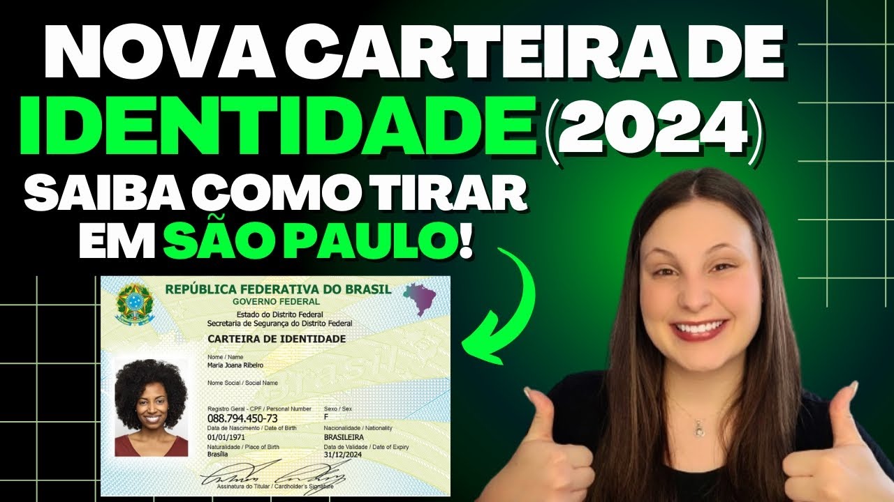 Como tirar a Nova CARTEIRA de IDENTIDADE em SÃO PAULO: Novo RG - Passo a passo