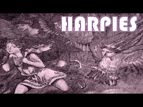 Harpies, the Poo Throwing Birds - Greek Mythology