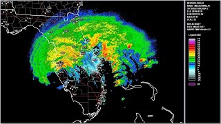 2024 Milton - Melbourne, FL WSR-88D Radar Animation (HD 1280x720)