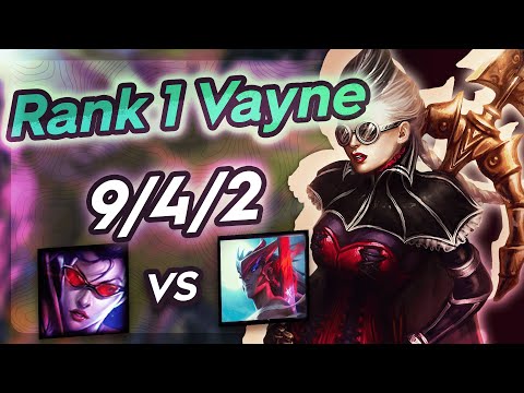 Vayne Vs Yone - Challenger Gameplay Rank 1 Vayne