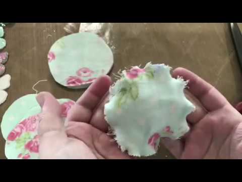 Shabby Chic Flower Making Fold Over Technique
