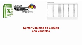 Sumar Columna ListBox