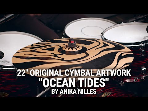 ~LIMITED EDITION~ Meinl AD2 Artist Design Series 22" Anika Nilles Signature Ride Cymbal *IN STOCK* image 4