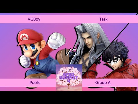 VGBoy (Mario) vs Task (Sephiroth, Joker) | Pools Group A | SFSU Summit 4