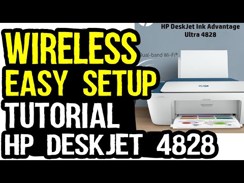 How to Setup Wireless Network in HP Deskjet Ink Advantage Ultra 4828 Printer